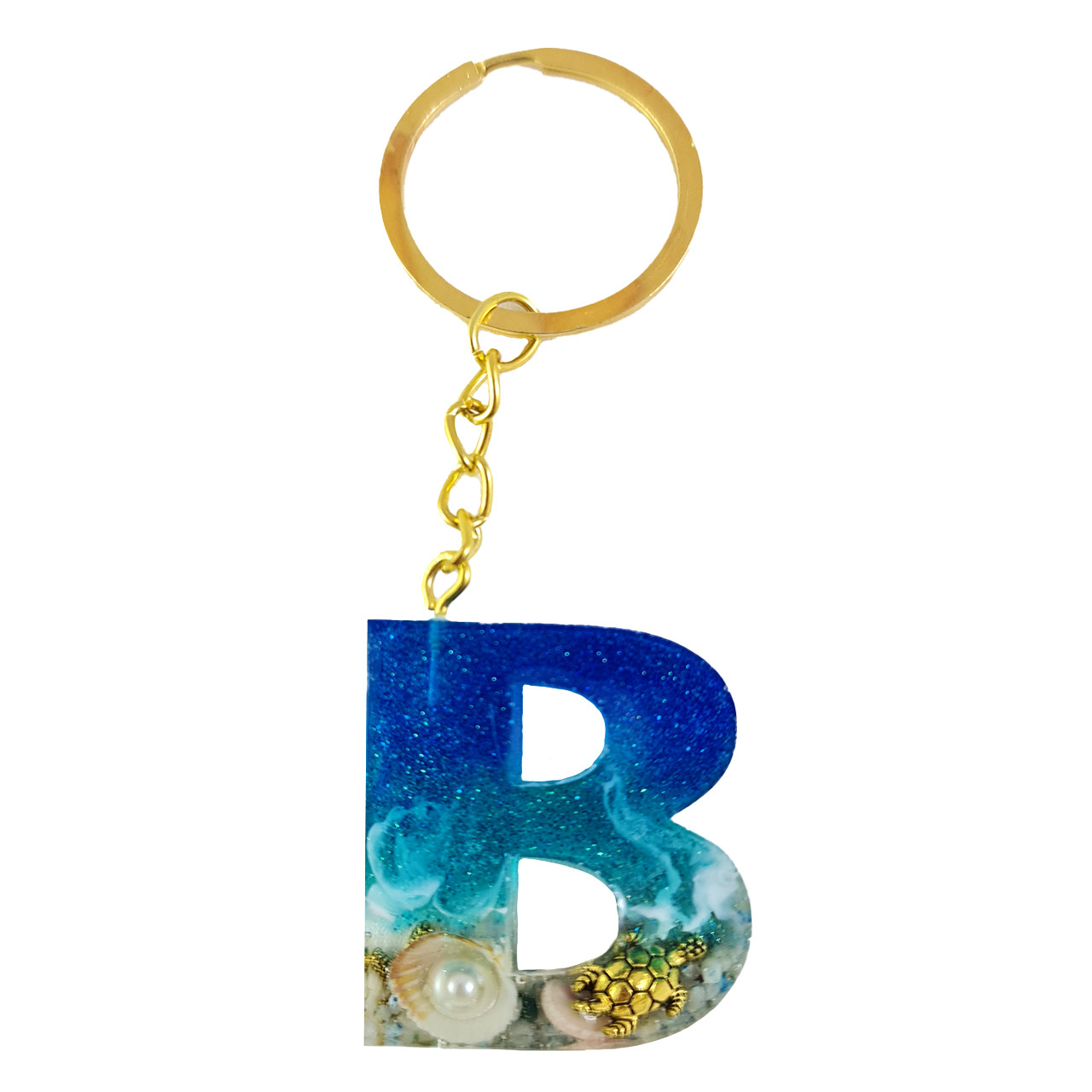 جاکلیدی مدل رزین طرح حرف B جاکلیدی مدل رزین طرح حرف B