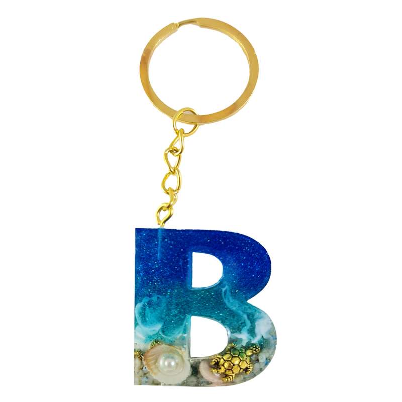 جاکلیدی مدل رزین طرح حرف B جاکلیدی مدل رزین طرح حرف B