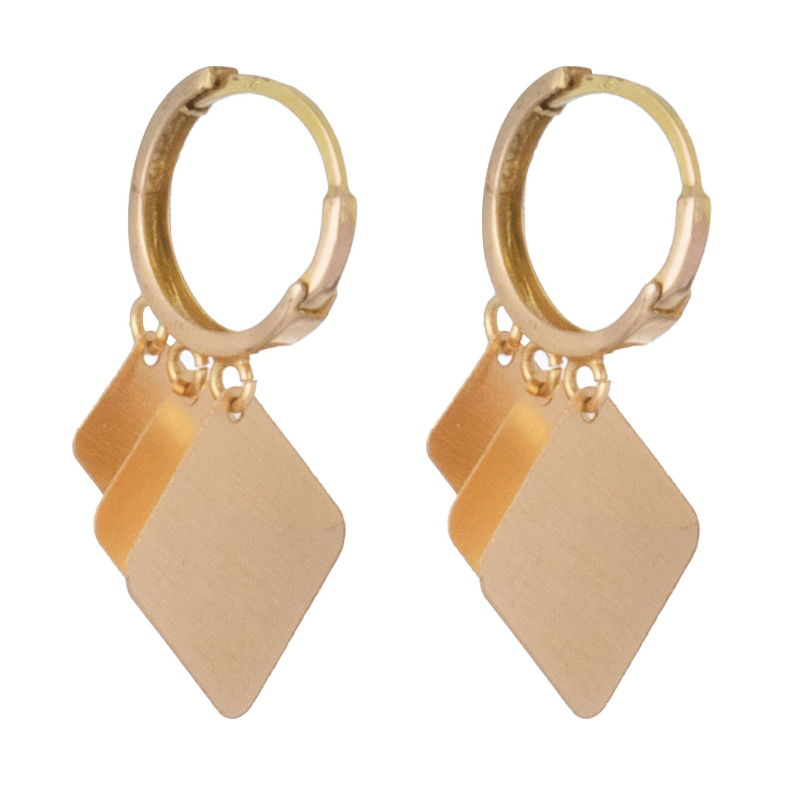 گوشواره طلا 18 عیار زنانه گالری مرجان مدل 0955