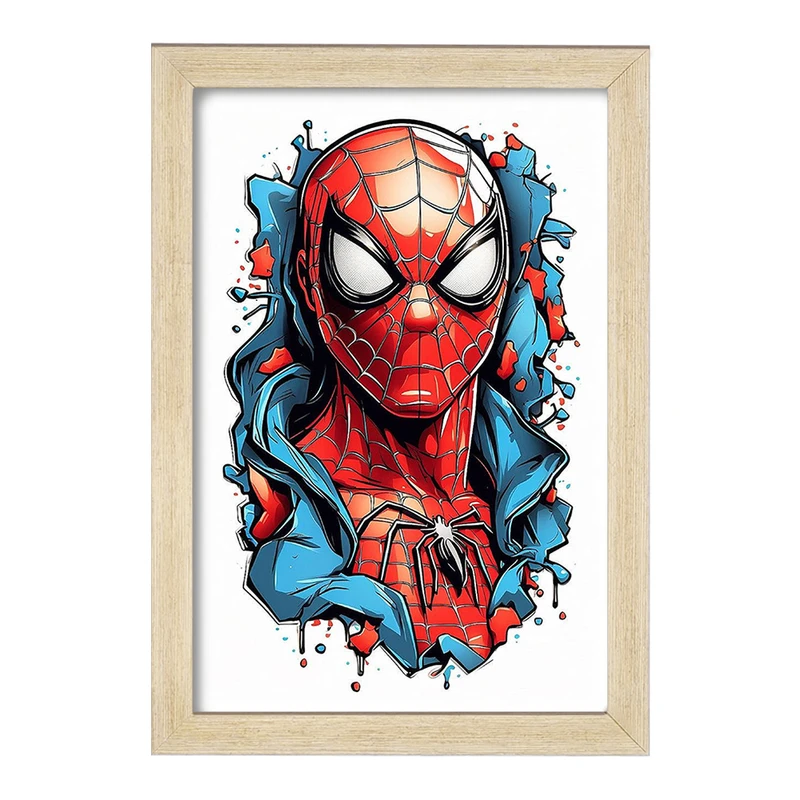 تابلو خندالو مدل مرد عنکبوتی کد F2021