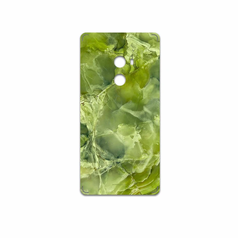 برچسب پوششی ماهوت مدل Green Crystal Marble مناسب برای گوشی موبایل شیائومی Mi Mix 2