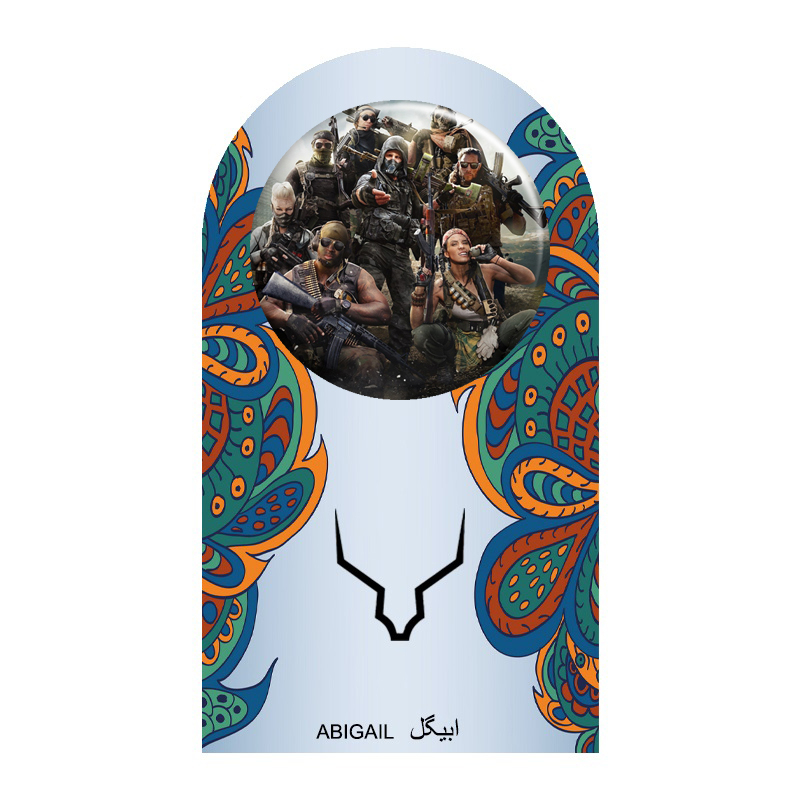 پیکسل ابیگل طرح بازی کالاف دیوتی وارزون کد call of duty warzone 007