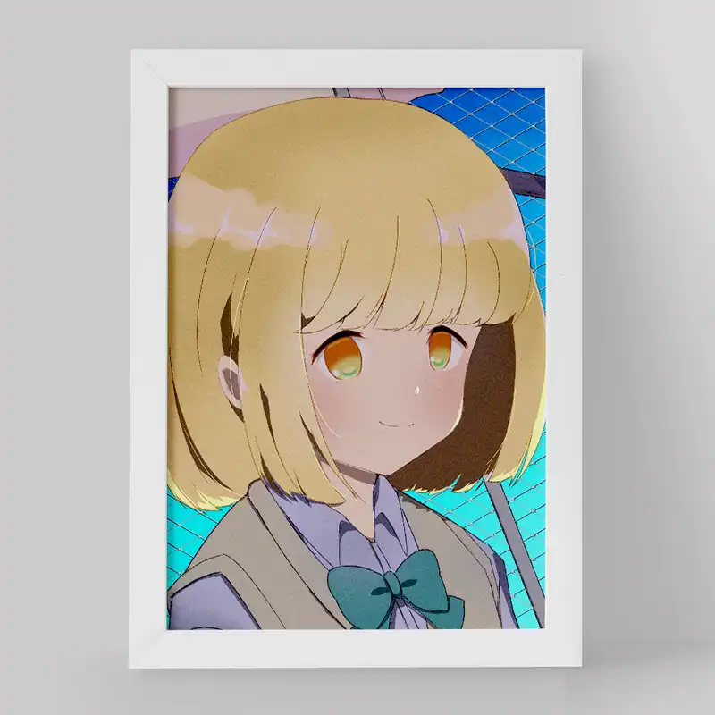 تابلو خندالو مدل هاچیمتیسو انیمه شیکیموری کد 15861