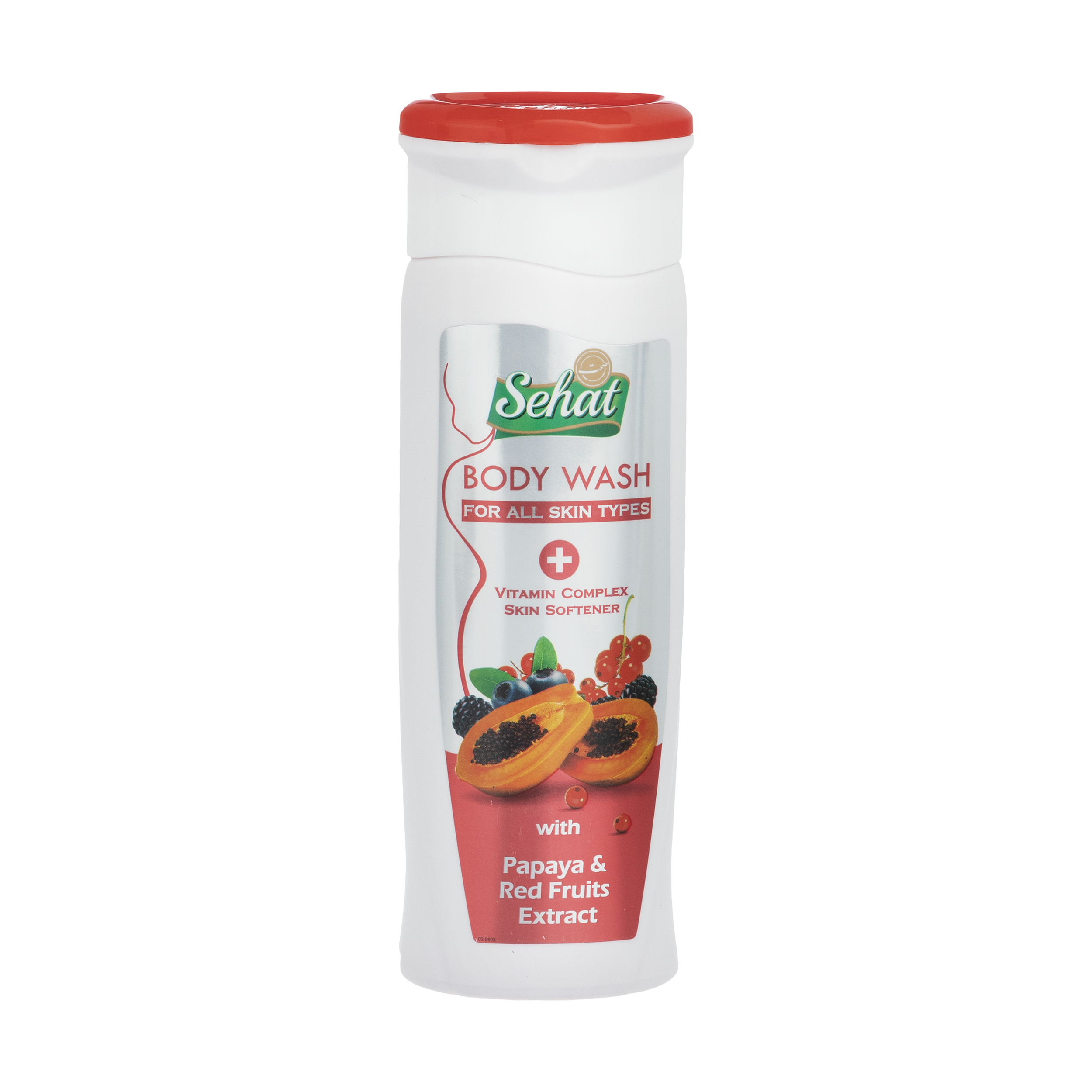 شامپو بدن صحت مدل Papaya & Red Fruits Extract حجم 300 میلی لیتر