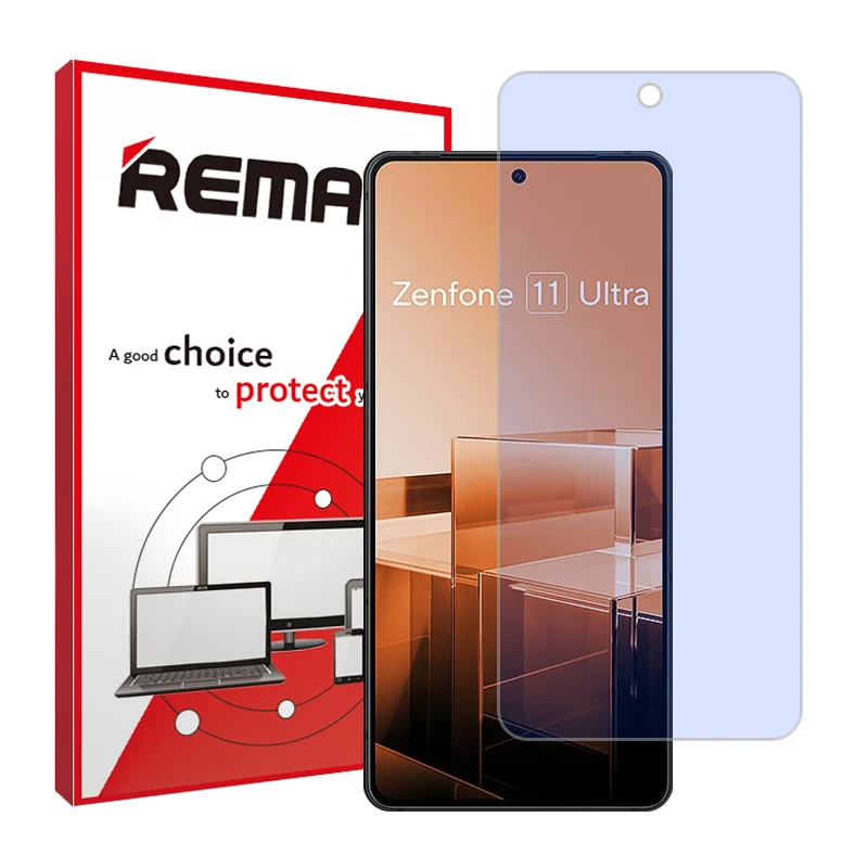 محافظ صفحه نمایش آنتی بلو ریمکس مدل HyBLU مناسب برای گوشی موبایل ایسوس Zenfone 11 Ultra