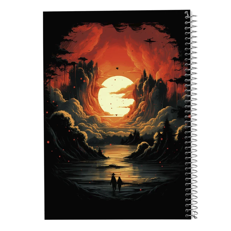 دفتر ژورنال نویسی 50 برگ مدوپد مدل نقطه ای طرح تایتان Titan کد DF11941