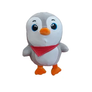 عروسک طرح پنگوئن پیشبند دا‌‌ر ارتفاع 25 سانتی متر