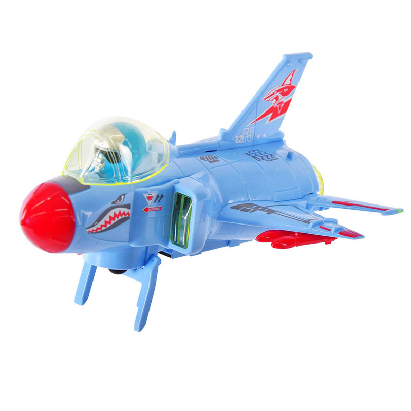 هواپیما بازی مدل چراغدار طرح بمب افکن کد 01