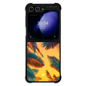 AKAM AMC-WSGZFLIP5-LEAVES-28 Cover For Samsung Galaxy Z Flip 5