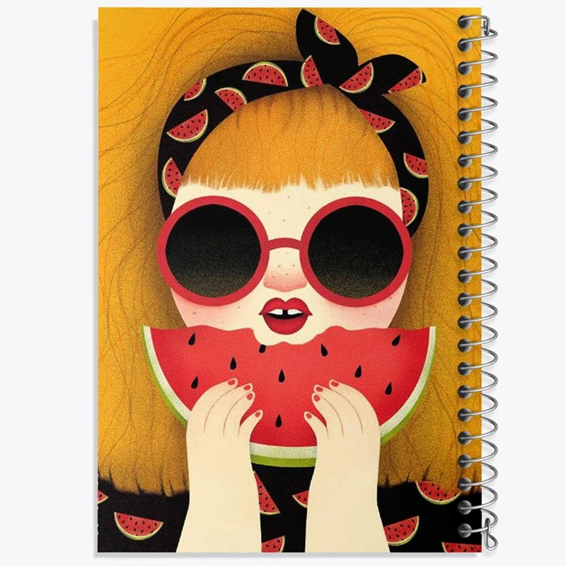 دفتر ژورنال نویسی 50 برگ خندالو مدل نقطه ای طرح شب یلدا کد 3181