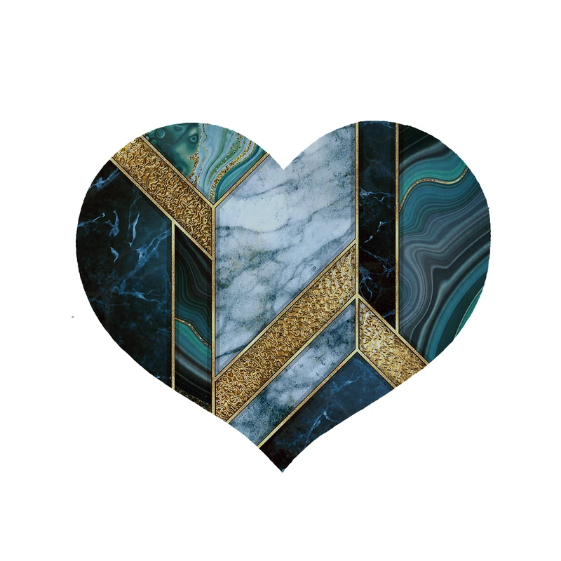 پادری مدل قلب طرح سنگ کد 8606 سایز 90 × 90 سانتی متر