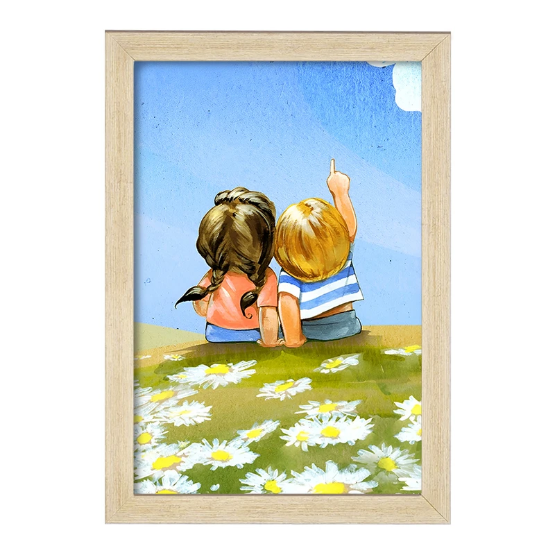 تابلو خندالو مدل دخترانه کودکانه کد F10932