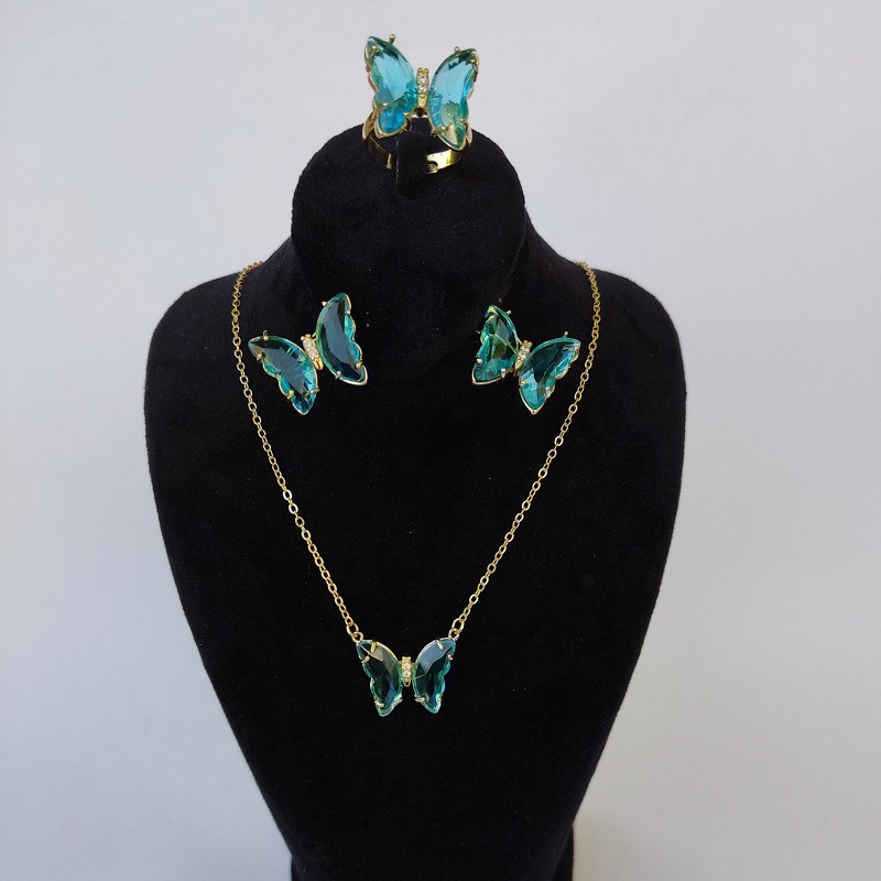 نیم ست زنانه مدل استیل پروانه