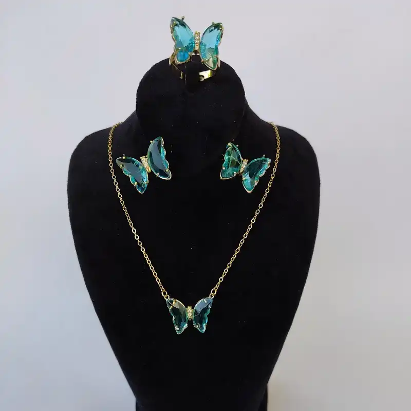 نیم ست زنانه مدل استیل پروانه