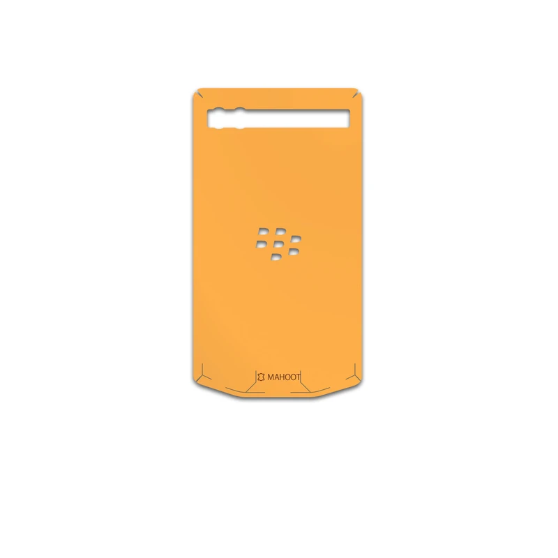 برچسب پوششی ماهوت مدل Matte-Orange مناسب برای گوشی موبایل بلک بری Porsche Design P9983