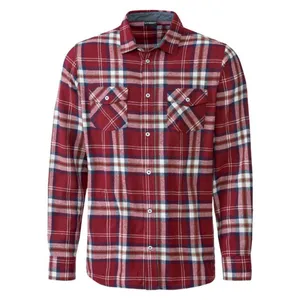 پیراهن آستین کوتاه مردانه لیورجی مدل FlannelCasualWarmShirt1