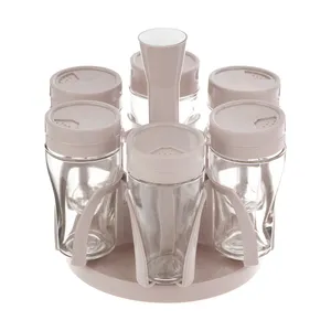 ست 7 پارچه جا ادویه پارس بلور مدل پرنس گردان