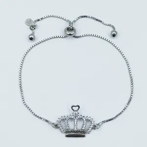 دستبند نقره زنانه سلین کالا مدل تاج ce-As116