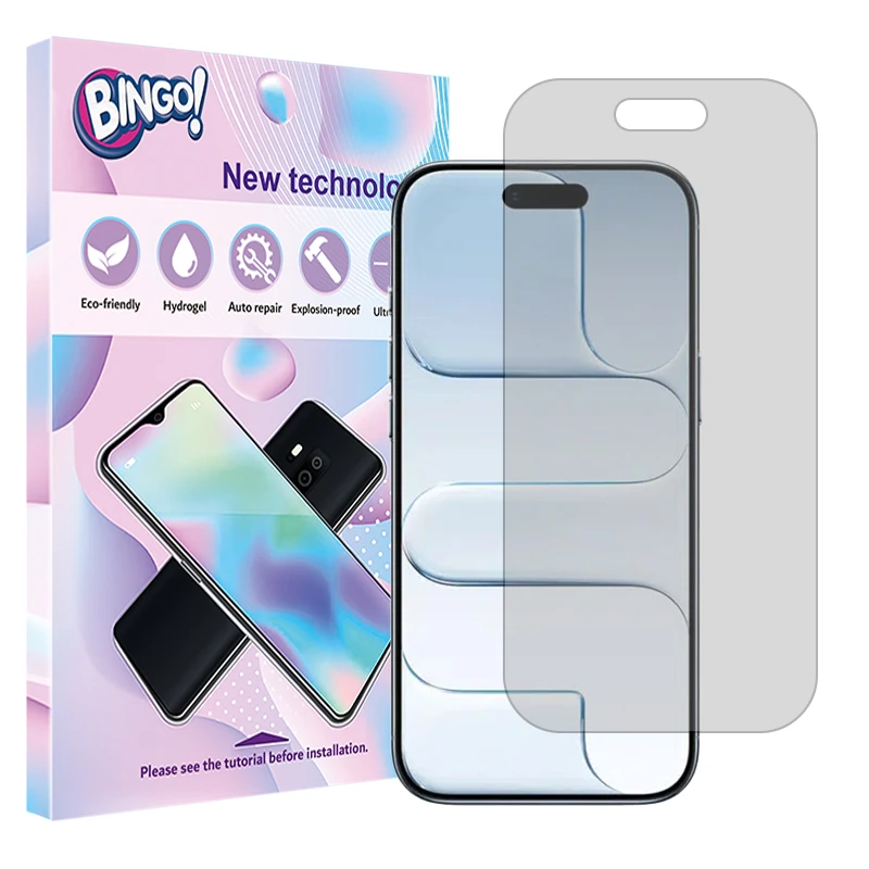 محافظ صفحه نمایش شفاف بینگو مدل Tough مناسب برای گوشی موبایل اپل iPhone Air