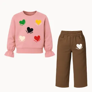 ست سویشرت و شلوار دخترانه مدل M4273