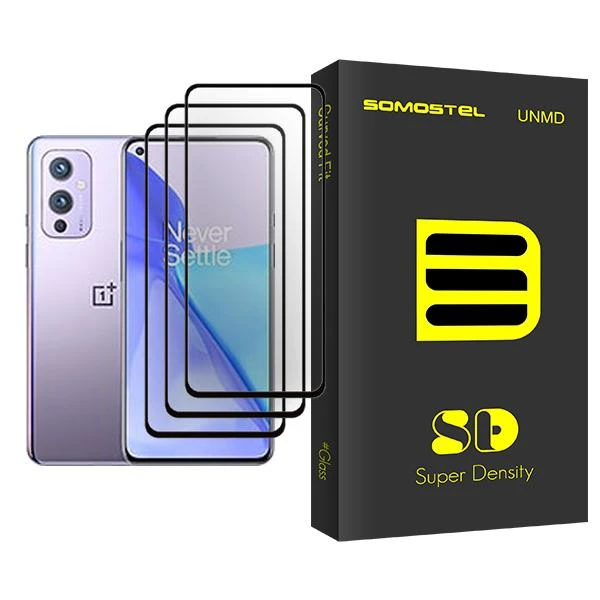 محافظ صفحه نمایش سوماستل مدل SD Glass MIX003 مناسب برای گوشی موبایل وان پلاس 9 بسته سه عددی