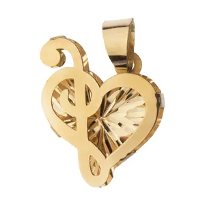 آویز گردنبند طلا 18 عیار زنانه سین سان مدل SNR138