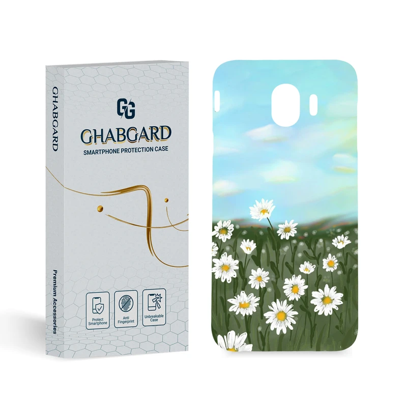 کاور قاب گارد مدل گل مناسب برای گوشی موبایل سامسونگ Galax J4 2018