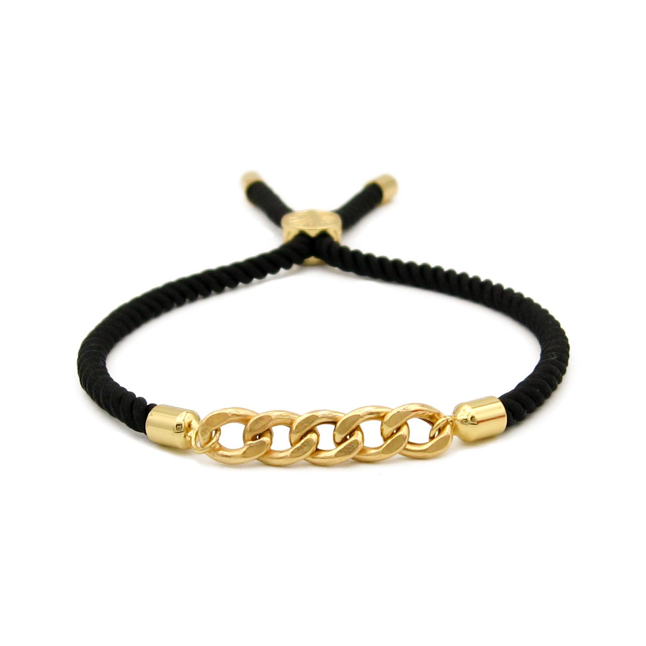 دستبند طلا 18 عیار زنانه مانچو کد bfg211 -  - 1