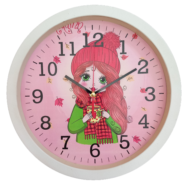 ساعت دیواری کودک مدل دختر کلاه قرمزی کد 4021221