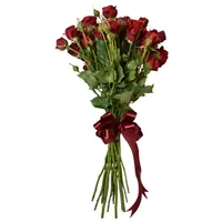 شاخه گل رز مینیاتوری قرمز دسته 10 عددی