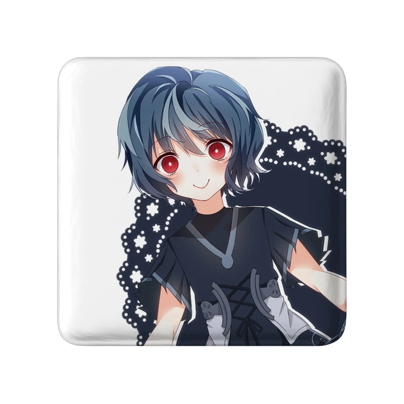 مگنت خندالو طرح کوهینا انیمه گلوله سیاه مدل مربعی کد 35832