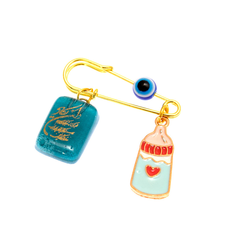 سنجاق سینه دخترانه مدل شیشه شیر P2 سنجاق سینه دخترانه مدل شیشه شیر P2