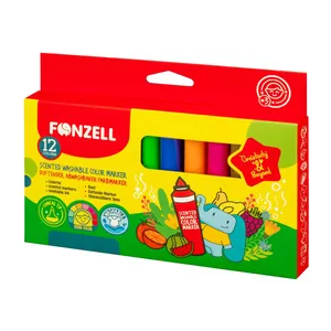 ماژیک 12 رنگ اسانس دار فونزل مدل Kids