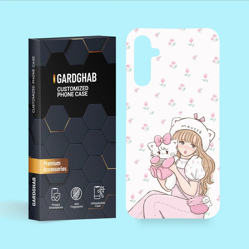 کاور گارد قاب مدل دخترانه مناسب برای گوشی موبایل سامسونگ Galaxy A34