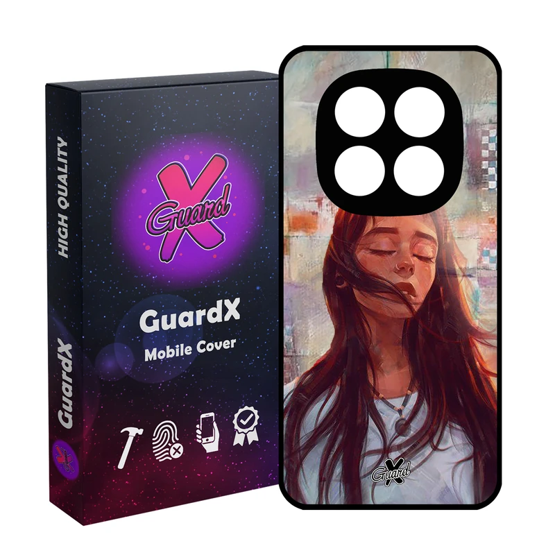 کاور گارد ایکس طرح Girl مدل 10056 مناسب برای گوشی موبایل شیائومی Redmi Note 14 Pro 4G