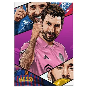 پوستر مدل لیونل مسی کد 0019