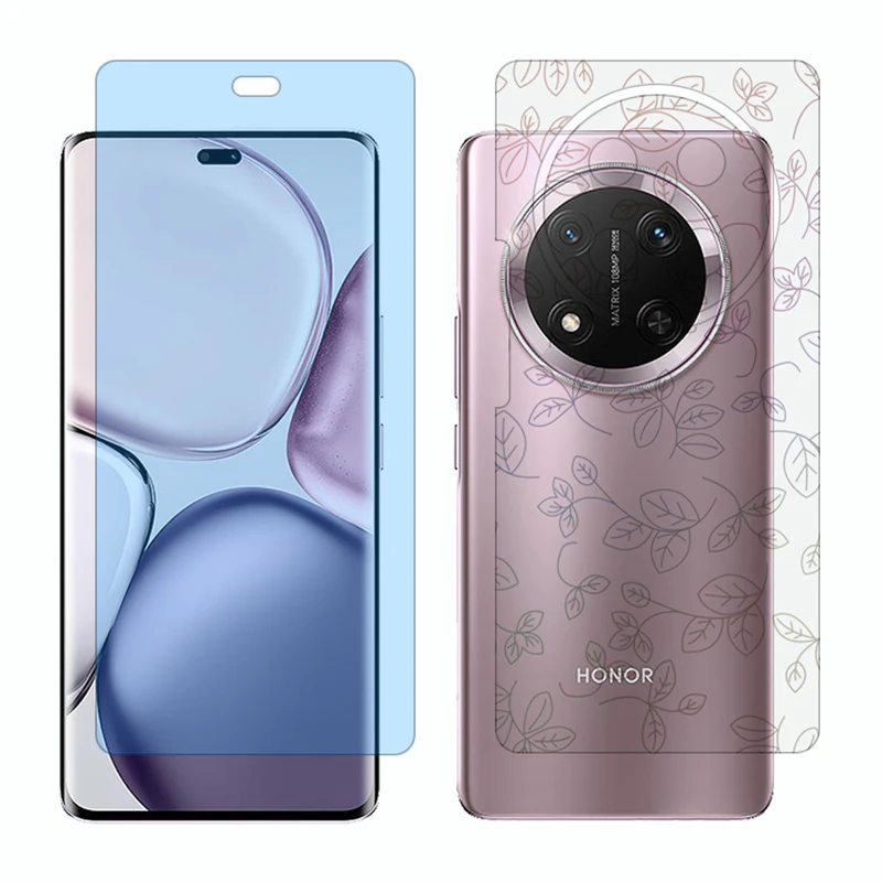 محافظ صفحه نمایش مات آنتی بلو گلس مدل Together مناسب برای گوشی موبایل آنر X9c به همراه برچسب پوششی