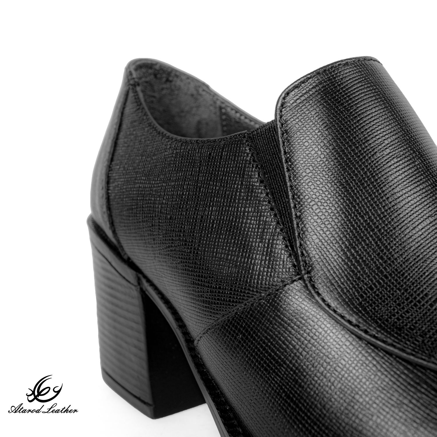 کفش زنانه چرم عطارد مدل چرم طبیعی کد SH384 -  - 7