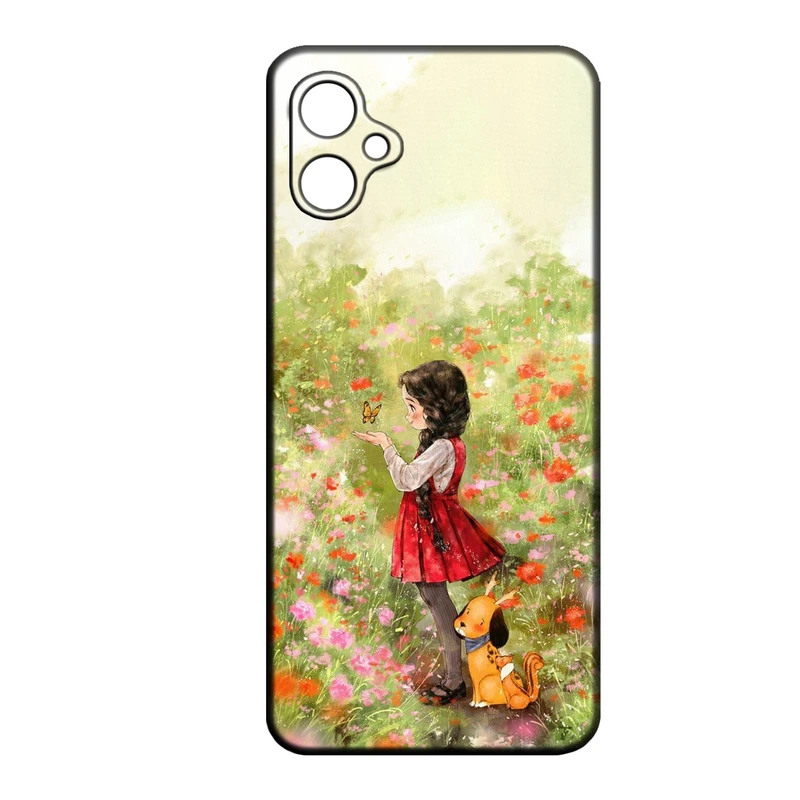 کاور طرح دخترانه کد 292 مناسب برای گوشی موبایل سامسونگ Galaxy A06