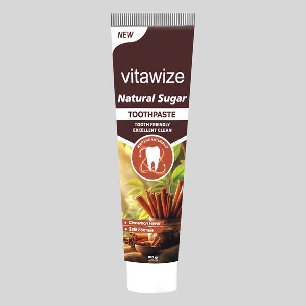 خمیر دندان ویتاوایز مدل Natural Sugar وزن 100 گرم