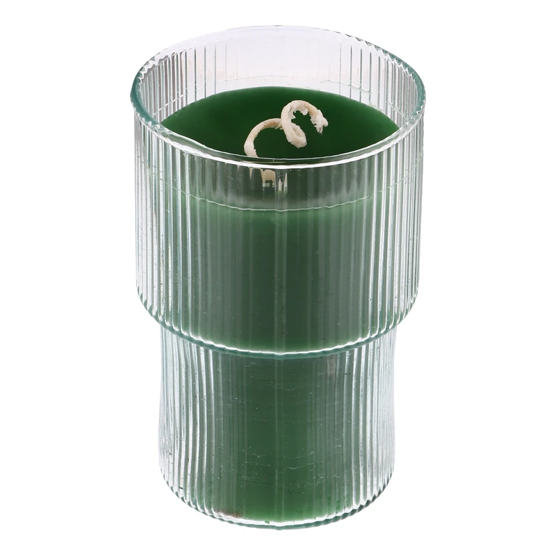 شمع لیوانی معطر مدل 001 با رایحه چوب زمان اتمام 10 ساعت