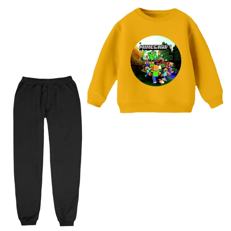 ست سویشرت و شلوار راحتی بچگانه دل ماینکرفت کد 002