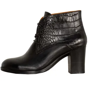 نیم بوت زنانه پارینه چرم مدل SHOW58