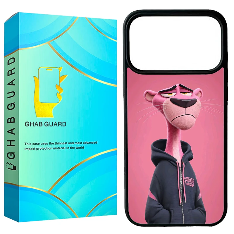 کاور قاب گارد طرح پلنگ صورتی مدل G17P مناسب برای گوشی موبایل اپل iPhone 17 Pro    