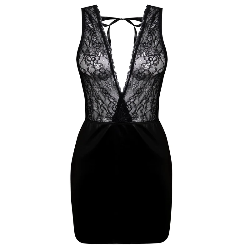 لباس خواب زنانه ماییلدا مدل گیپوری زیپ دار فانتزی کد 4765-318 