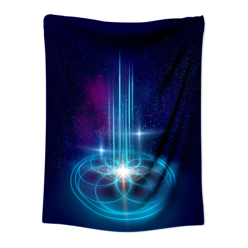 پوستر پارچه ای مدل بکدراپ بلک لایت کد 1221