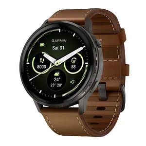 Garmin Venu 4 45mm Smart Watch with Leather Band