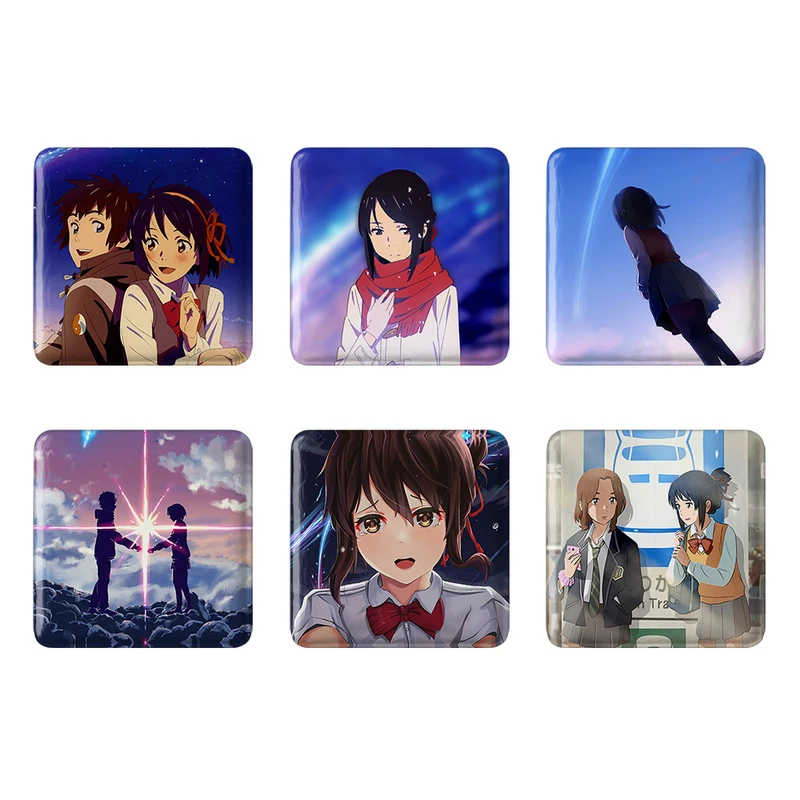 مگنت خندالو طرح انیمه یورنیم کد 855A مجموعه 6 عددی