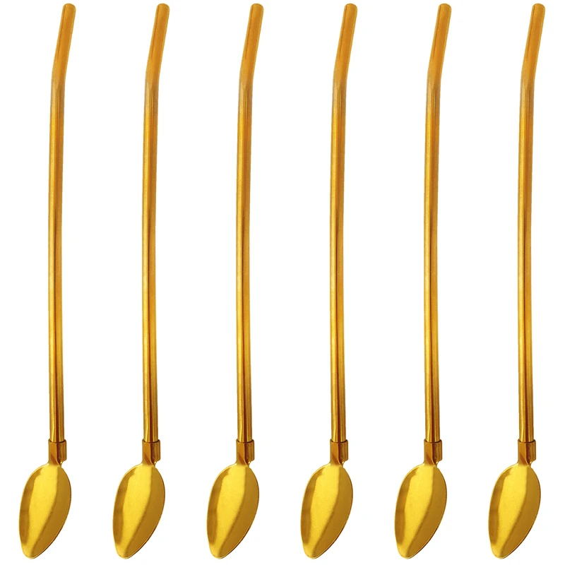 قاشق شربت خوری مدل اشرافی کد G10-TA بسته 6 عددی