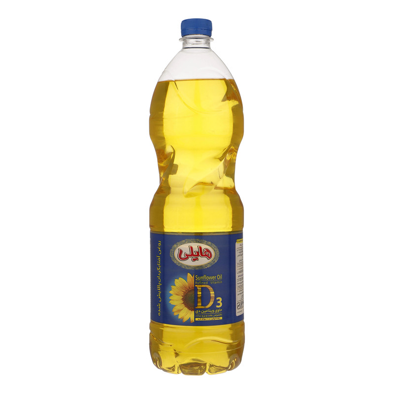 روغن آفتابگردان پالایش شده با ویتامین D3 هایلی - 1.5 لیتر